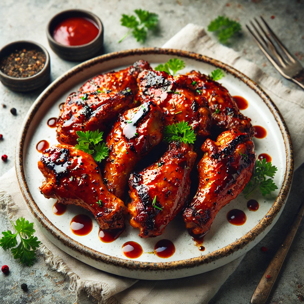 Ailes de Poulet Épicées au Barbecue