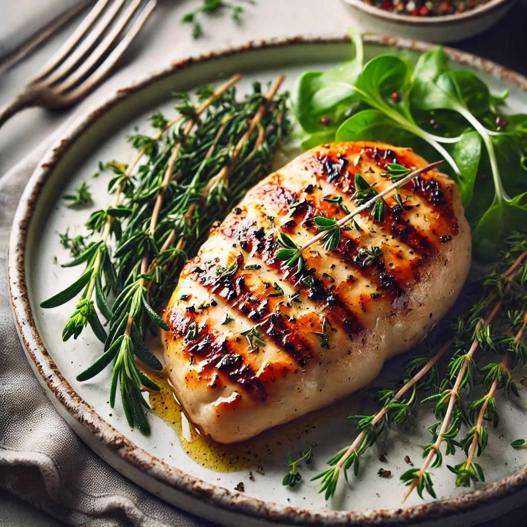 Poitrine de Poulet Grillée aux Herbes