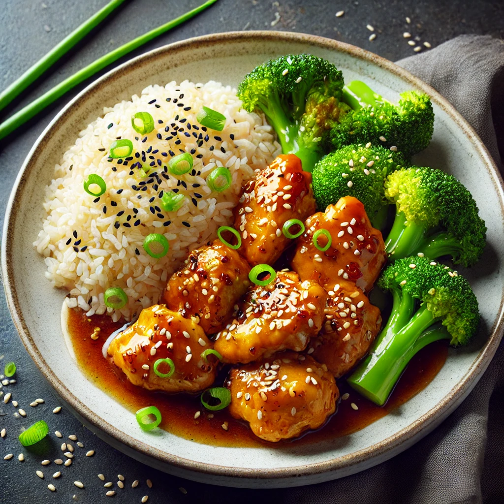 Poulet au Miel et Gingembre Sans Gluten