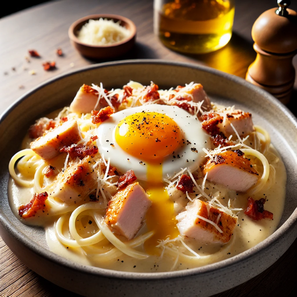 Poulet Carbonara Revisité